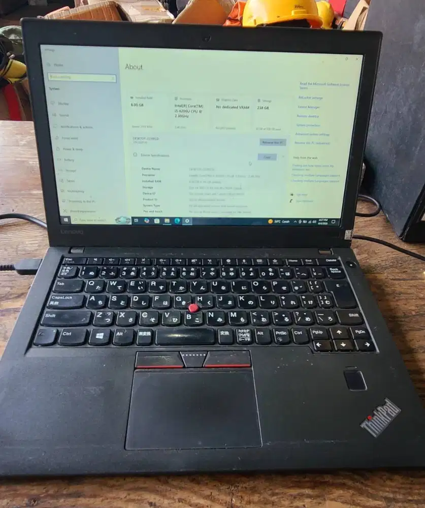 LENOVO THINKPAD X270 i5-6200U RAM 8 SSD 256GB