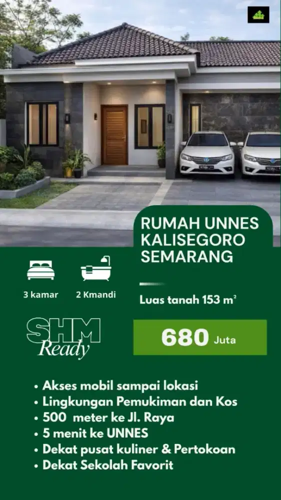 Rumah mewah dekat kampus Unnes gunungpati