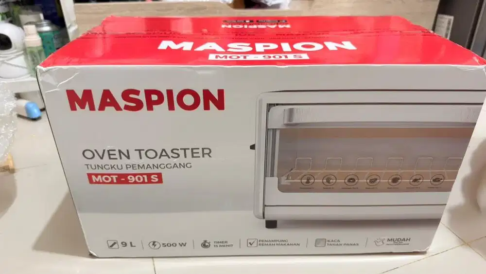 Oven toaster low watt-sharp 9 Liter (masih baru)