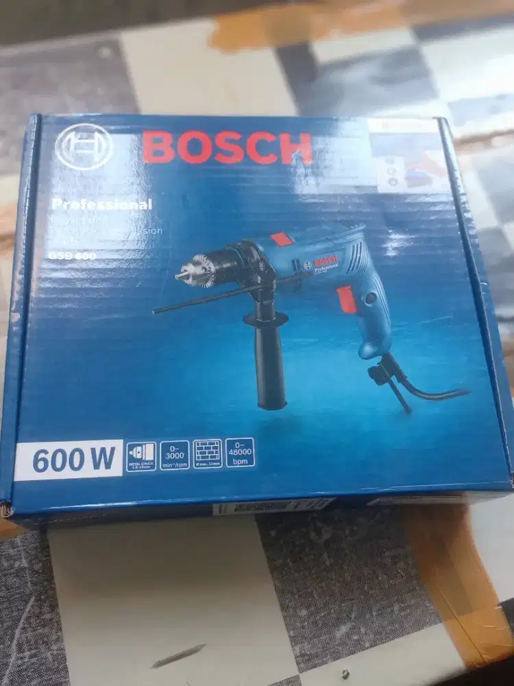 Bor BOSCH GSB 600 beton,besi,kayu 13mm