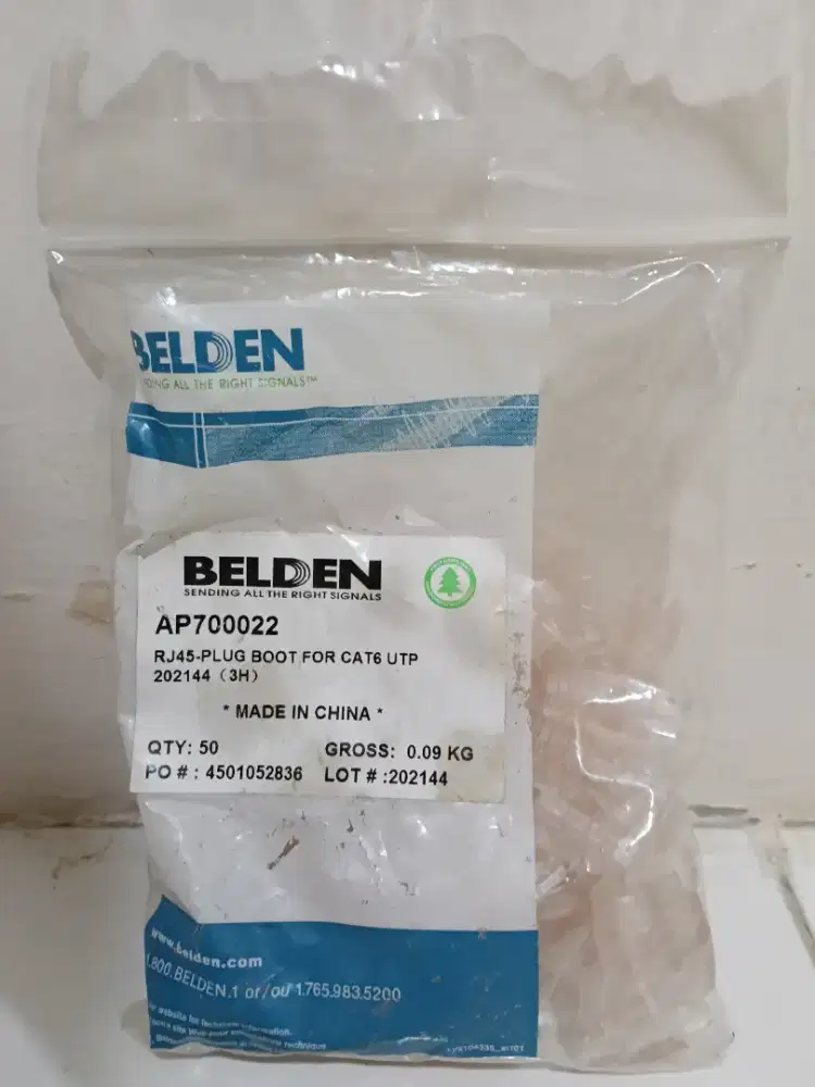 Plug Boot RJ45 Cat6