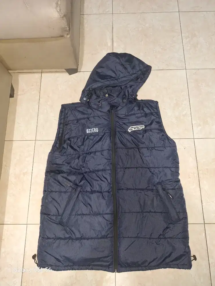 Jaket rompi dacron tebal 3xl