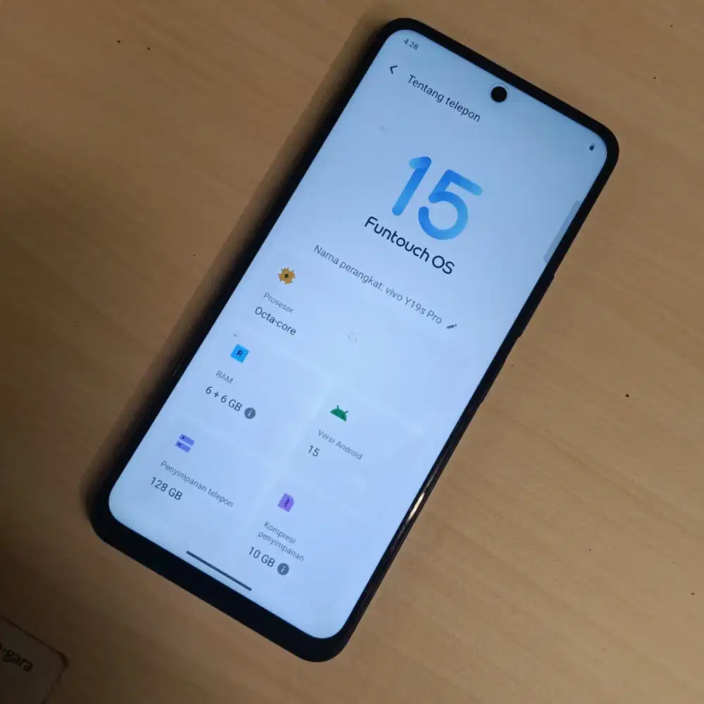 vivo Y19s PRO 6/128 GARANSI ON s.d Agustus 2026