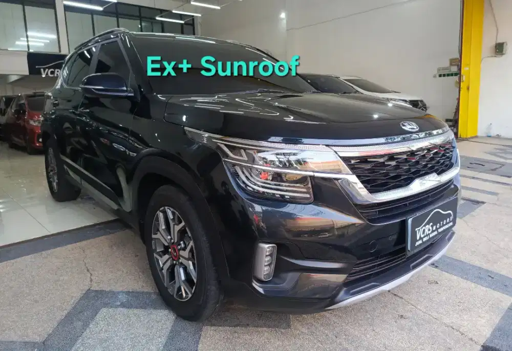 Kia seltos ex+ sunroof 2021 hitam suv 1400cc 1.4 creta pemakaian 2022