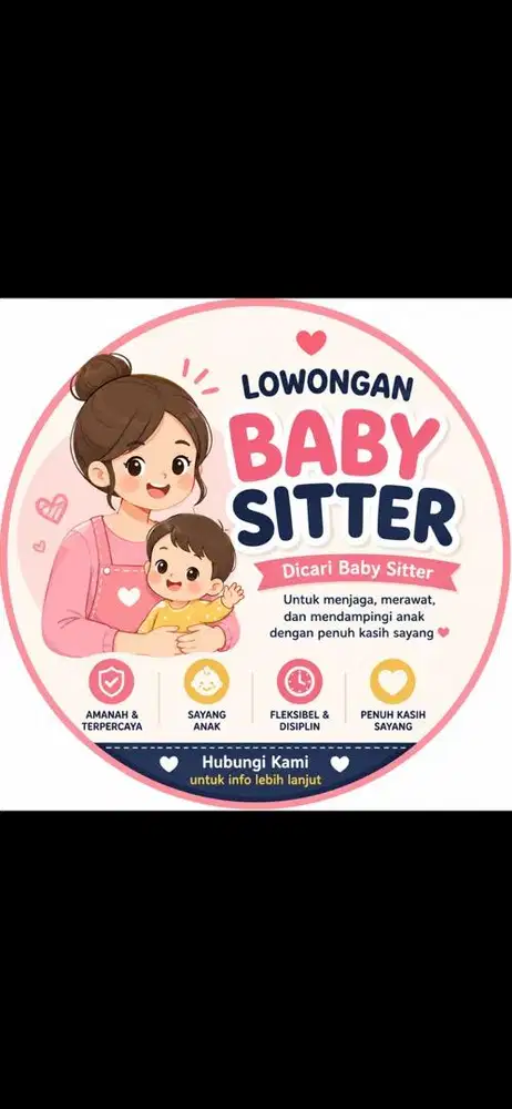 Lowongan Kerja Baby Sitter Bayi 5 Bulan