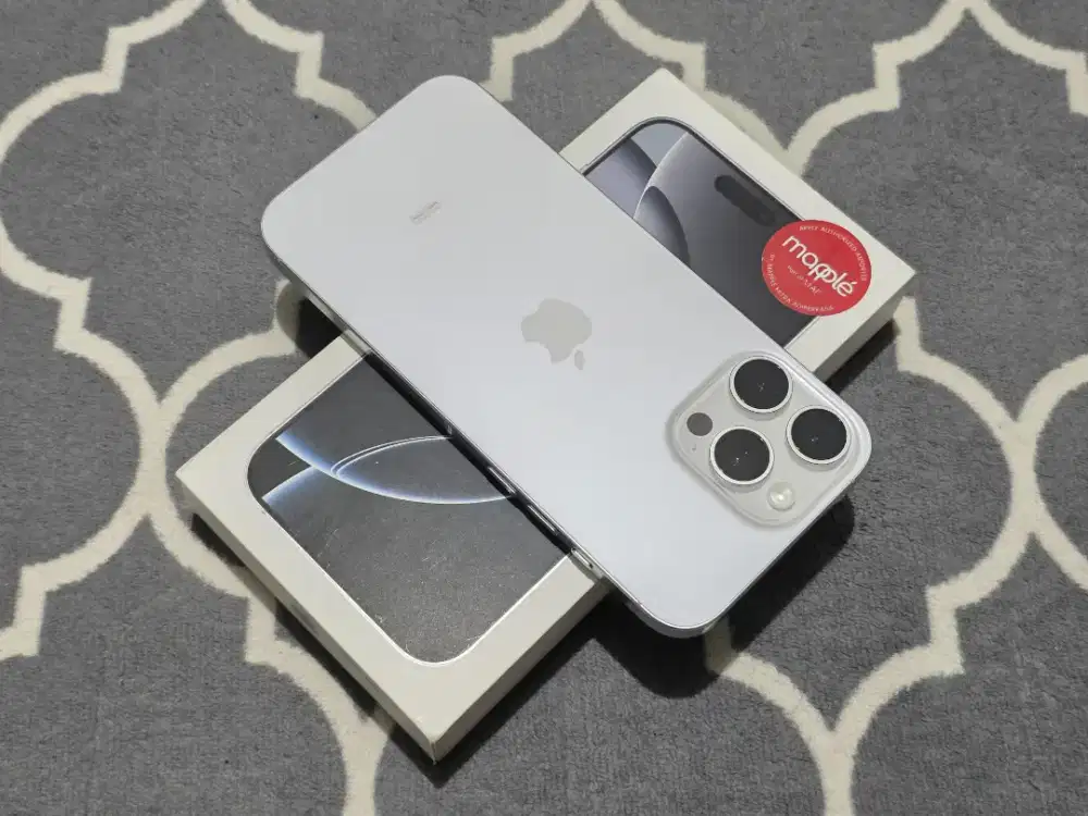 iPhone 16 Pro Max 256GB iBox, 2 Bulan Pemakaian, Garansi resmi aktif