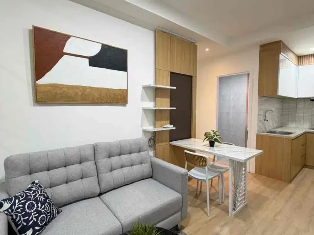 dijual apartemen city home MOI 2 kamar full furnish