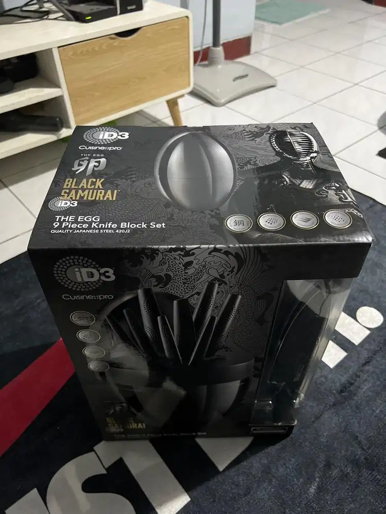 Pisau Black Samurai 9 Set
