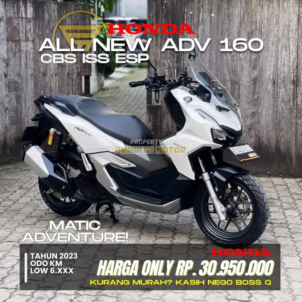 CREDIT DP MULAI 3 JUTA !!! HONDA ALL NEW ADV 160 CBS 2023