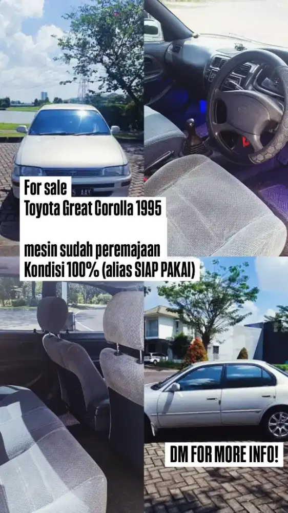 DIJUAL TOYOTA GREAT COROLLA 1995