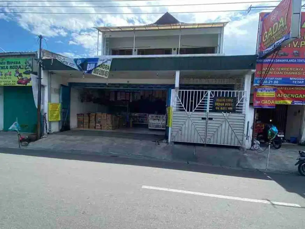 Dijual via lelang ruko Pacuan Kuda  lokasi strategis Cocok buat  usaha