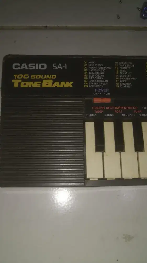 CASIO SA-1 100 TONE BANK