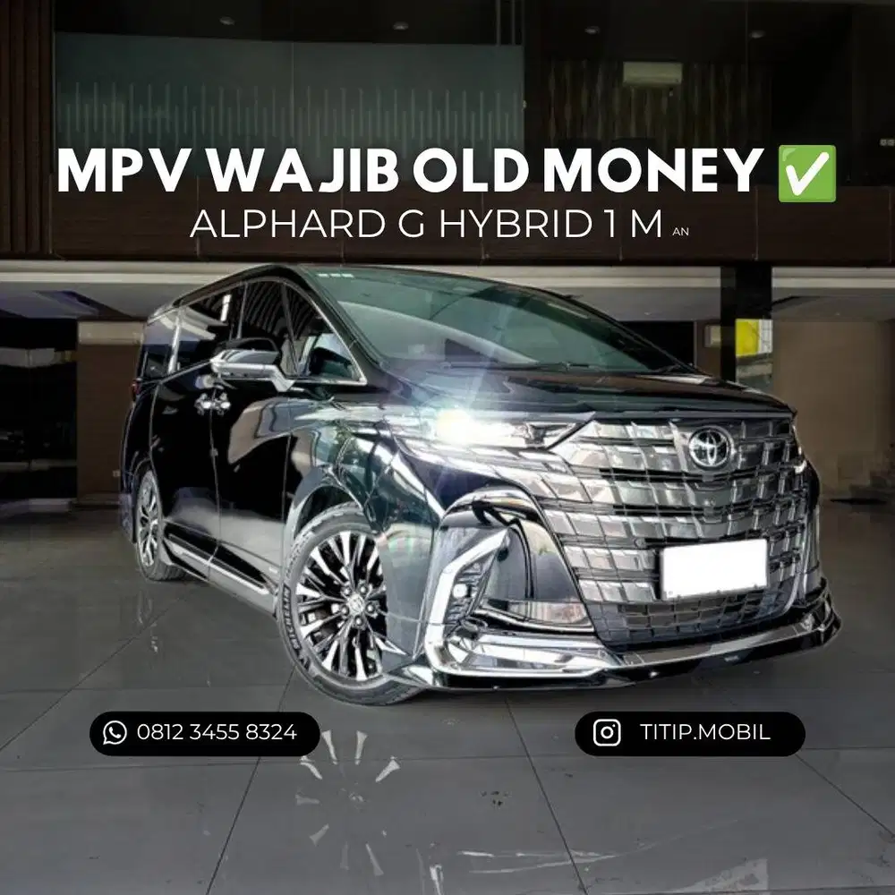 [TERMURAH] Toyota Alphard G Hybrid 2024