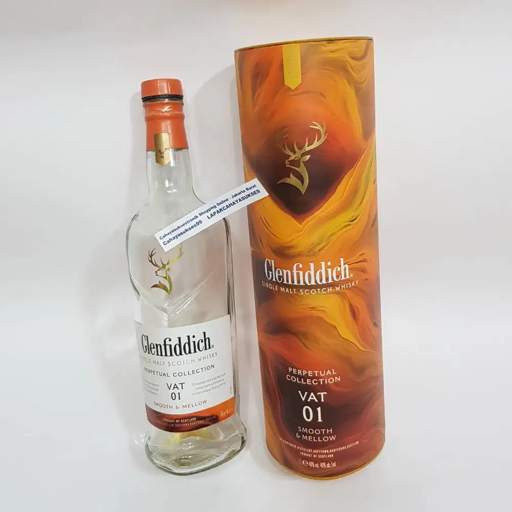 Koleksi Botol Antik Bekas Botol Kosong SiGlen Box Kuning Hiasan Kamar