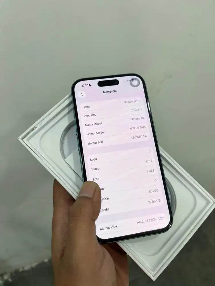 Iphone 16 128 Resmi Ibox