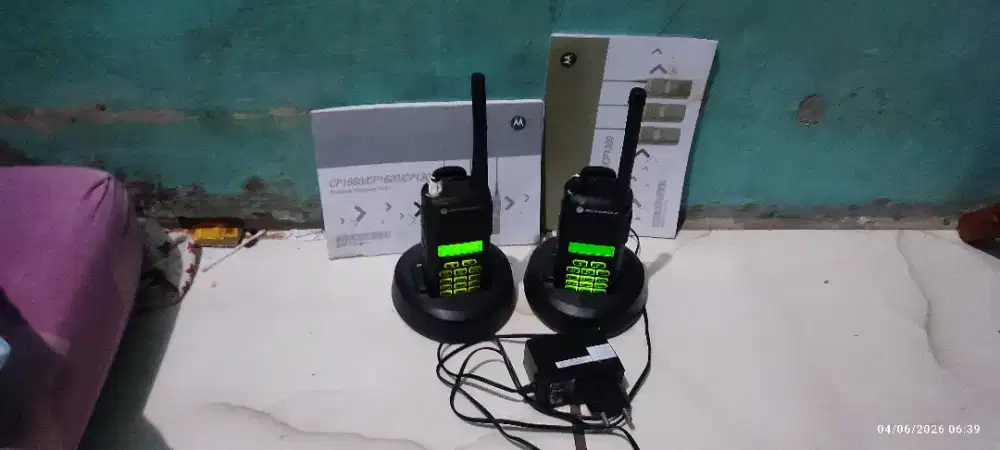 Jual Cepat 2 unit/Sepasang HT Motorola CP1660 Normal