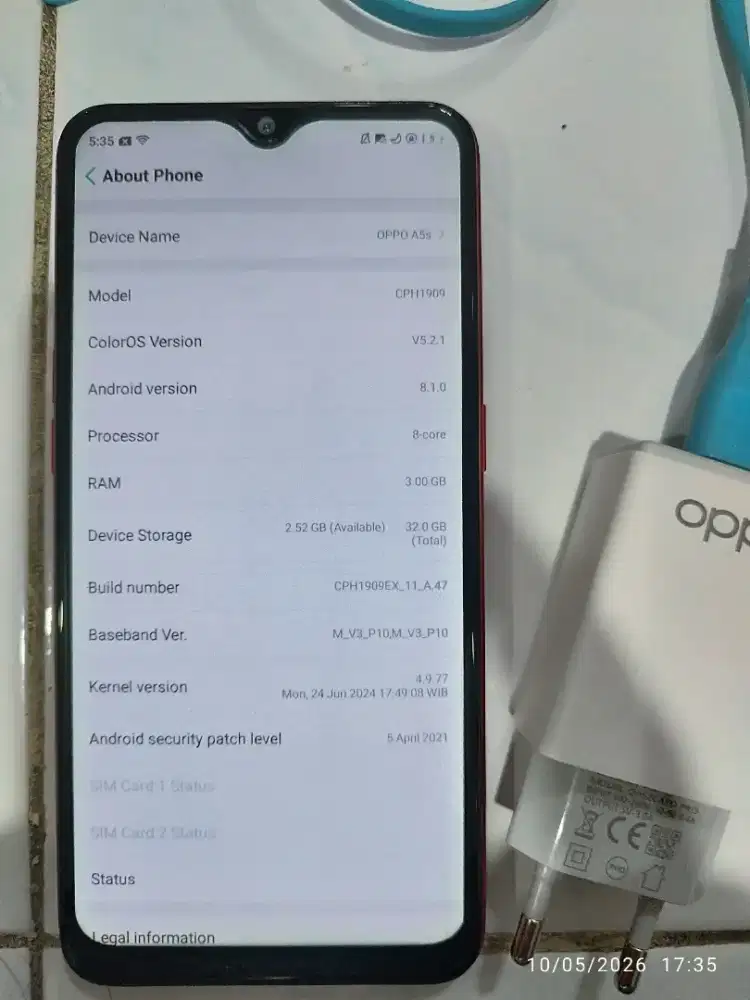 Oppo A5s, 3/32 GB, second