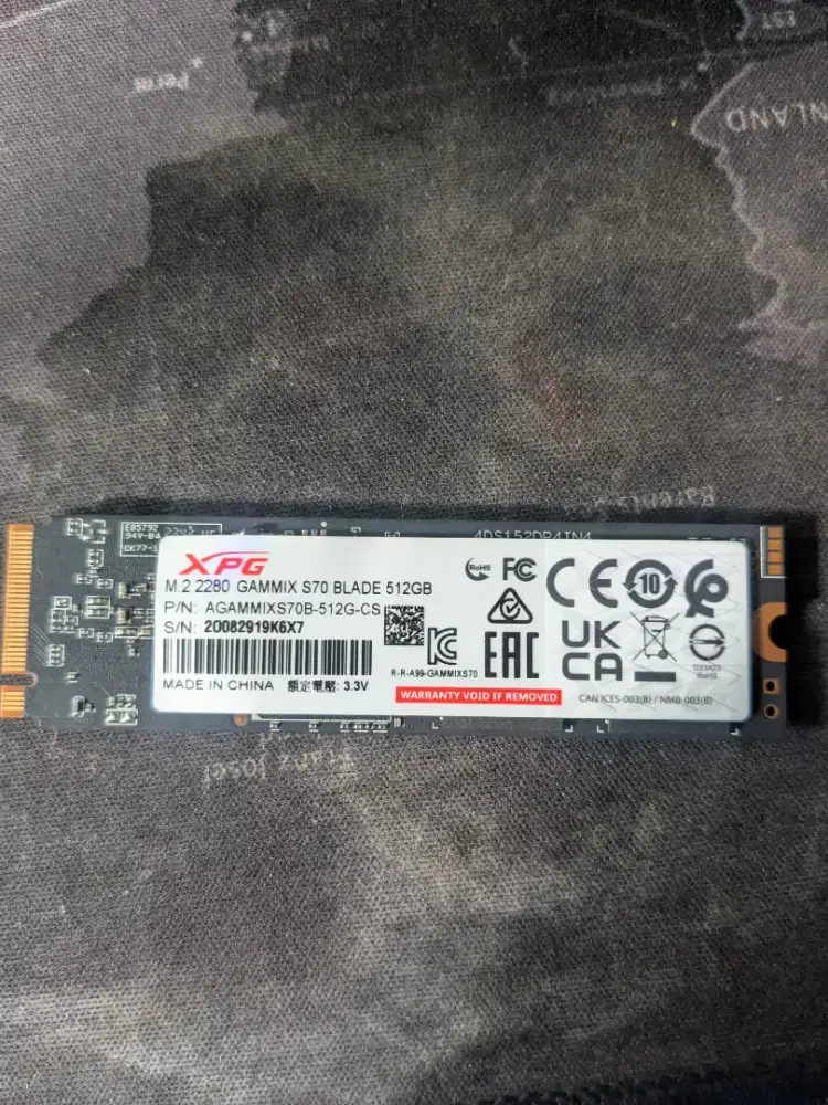 SSD 512Gb XPG Gammix S70 Blade