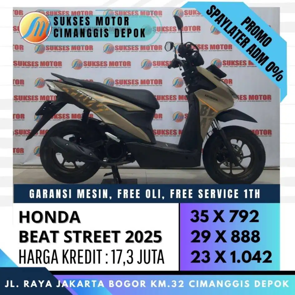 BEAT STREET ESP 2025 CASH KREDIT CICILAN RINGAN [SUKSES MOTOR]