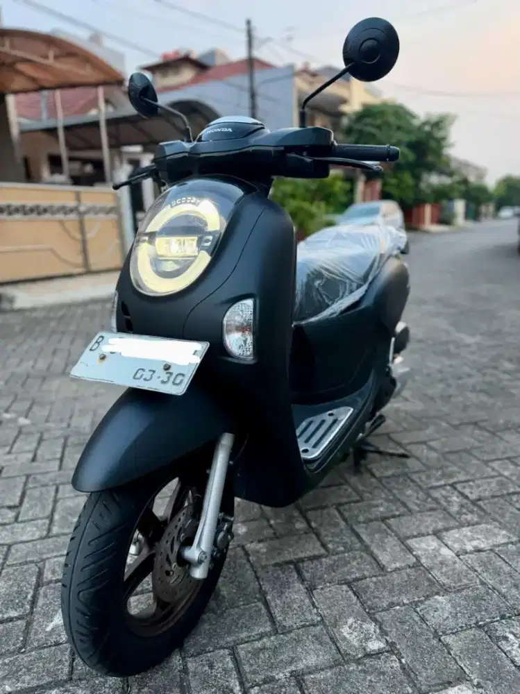 KM 600 PERAK ! Scoopy prestige keyless 2025 Pajak Panjang 03-2026