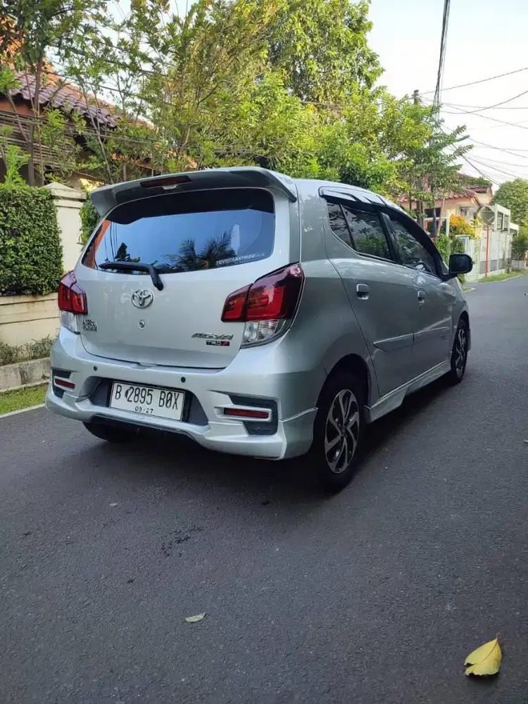 Toyota Agya G TRD at metik tahun 2017 silver Jakarta Timur