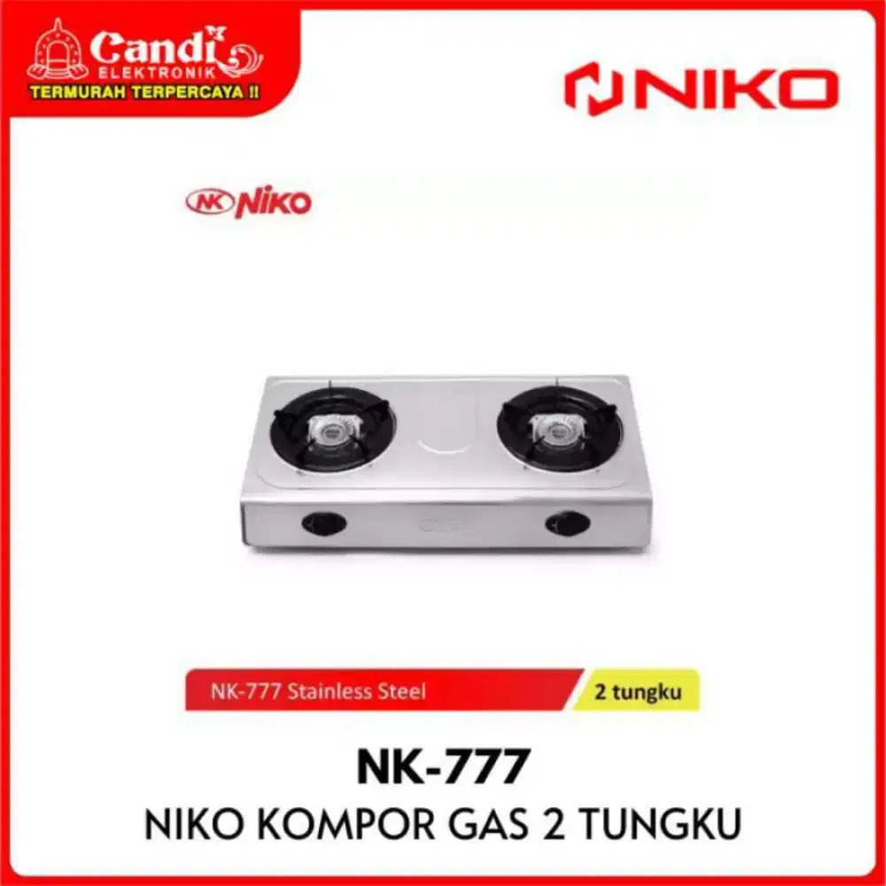 Kompor Niko 2 tungku baru
