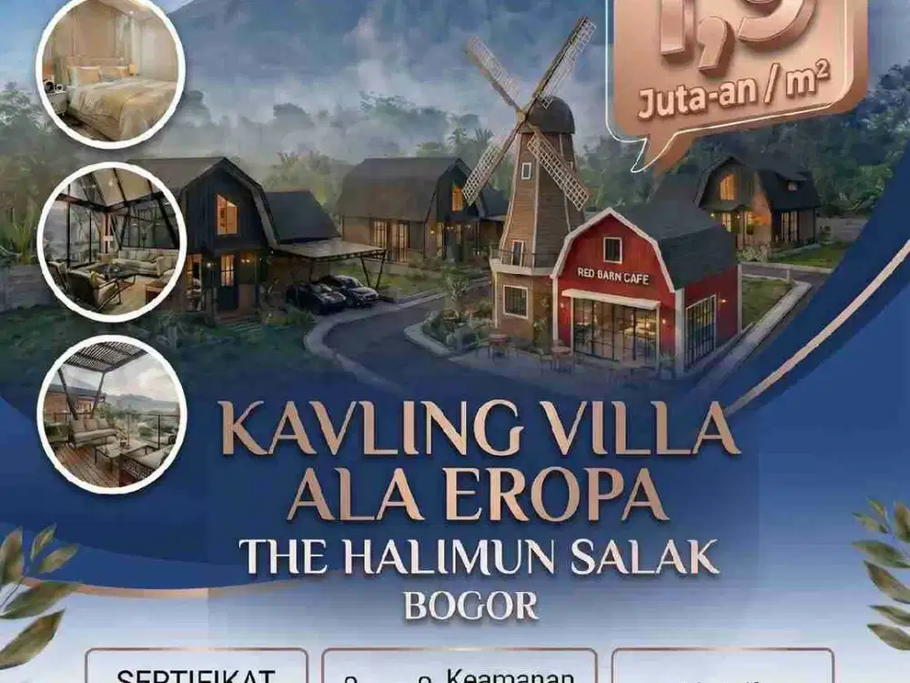 JUAL TANAH KAVLING STRATEGIS  NUANSA EROPA BOGOR SELATAN