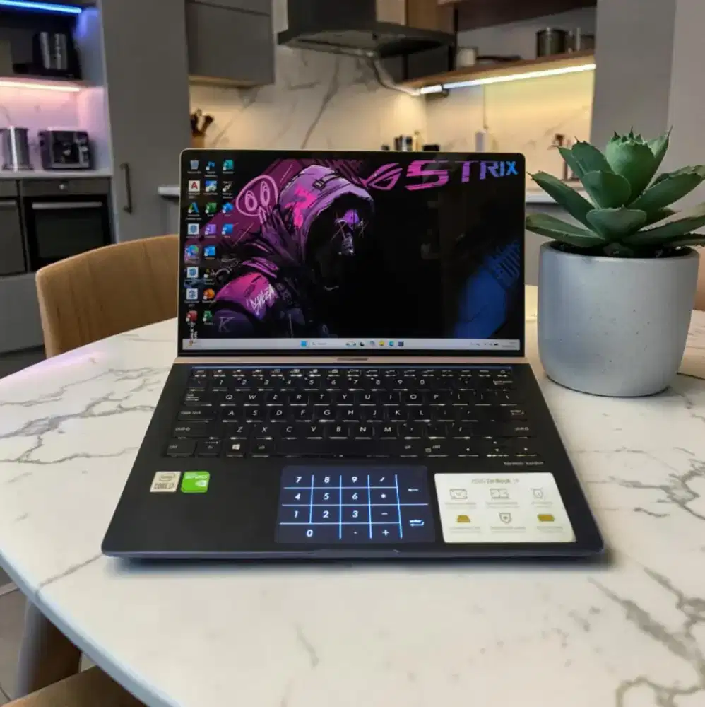 Laptop Asus Zenbook CLASIC RAM 16Gb Core i7 SSD 512Gb SLIM NVIDIA
