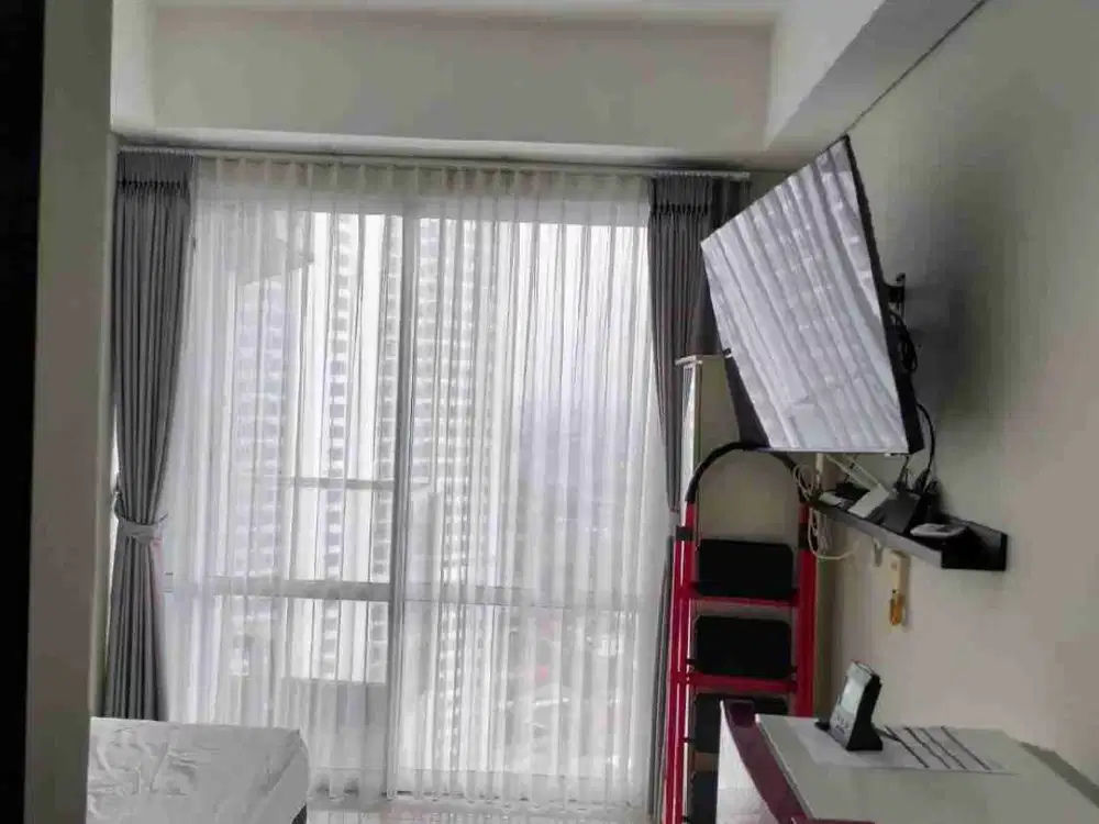 DIJUAL APARTEMEN PURI MANSION KEMBANGAN JAKARTA BARAT – FULL FURNISHED, LANTAI 29, STUDIO SIAP HUNI