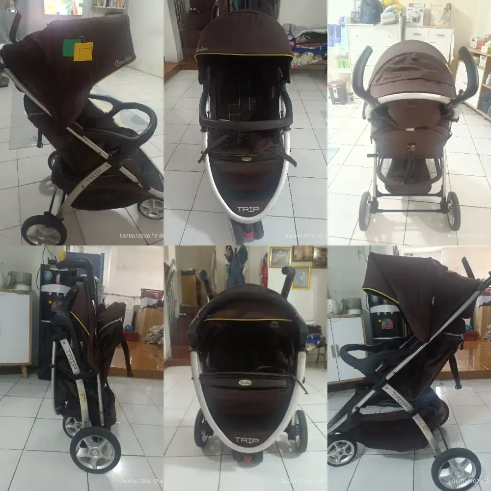 Jual stroller cocolatte trip