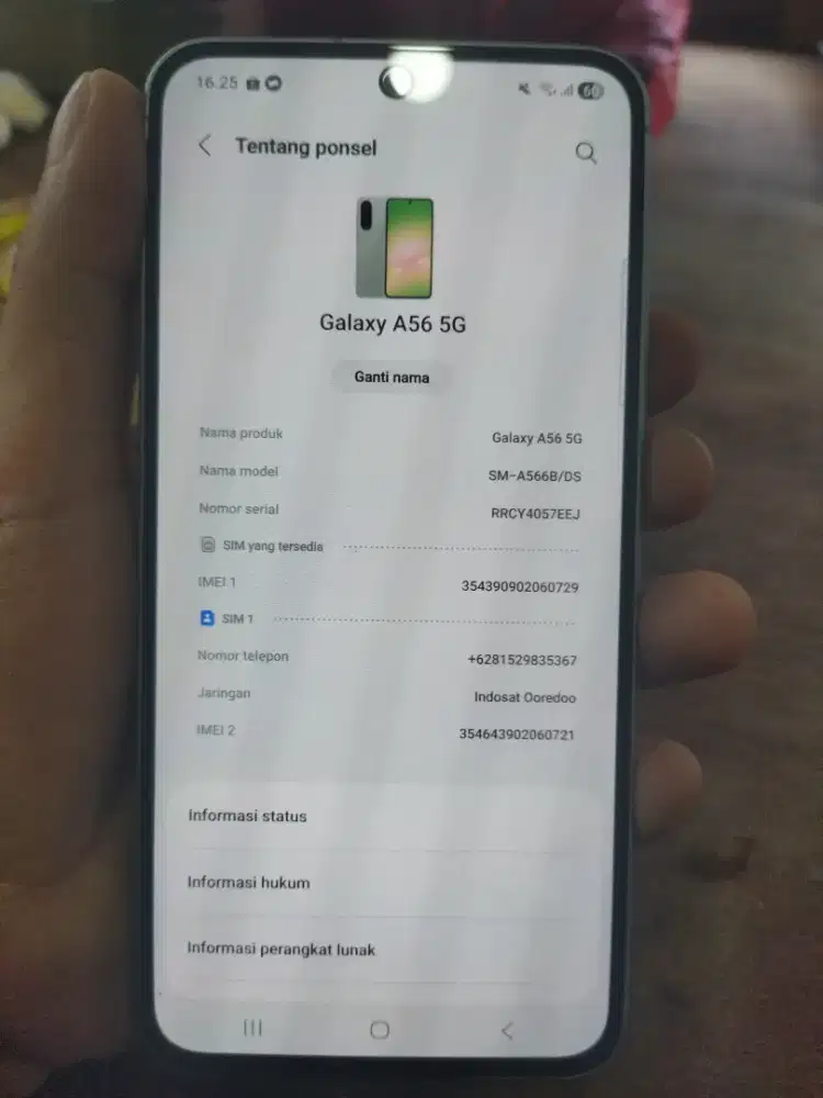 Jual samsun a56