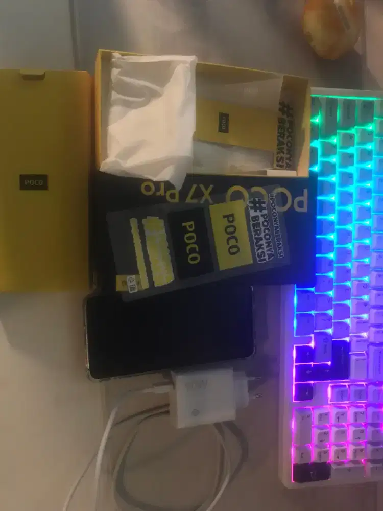 Poco x7 pro second pemakaian dari Maret lalu