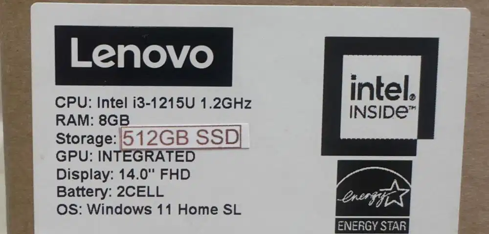 LENOVO LAPTOP NOTEBOOK INTEL CORE I3 ORIGINAL