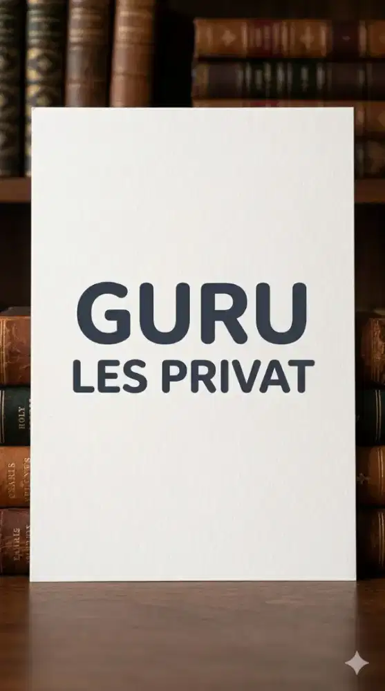 Guru les privat datang ke rumah