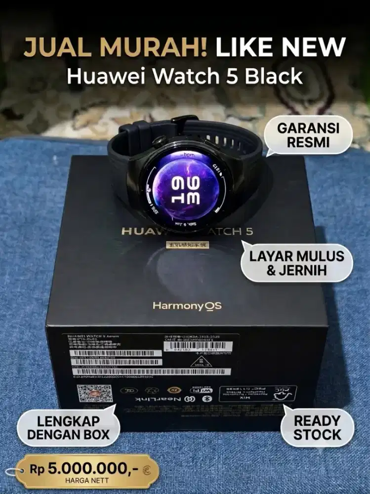 HUAWEI WATCH 5 46mm BLACK