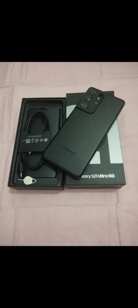 samsung s21 ultra, ram 12/256Gb, fullset ori sein. Like new!