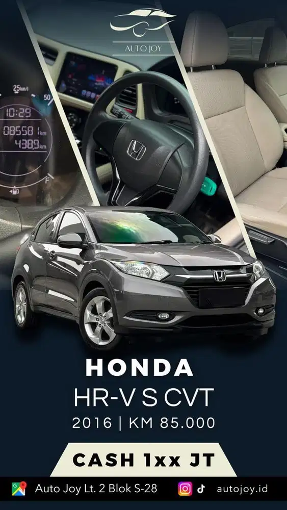 HRV S CVT 2016 LOW KM