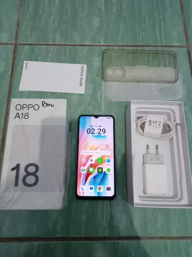 Hp Oppo A18 Ram 4+4/128GB Fullset