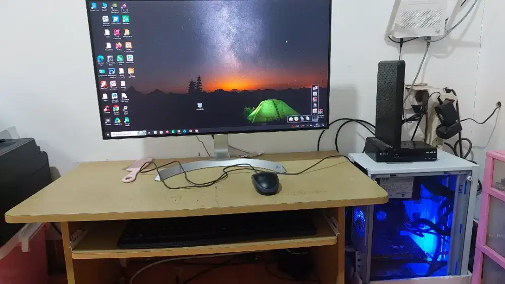 Komputer Gaming Core I5-4590 3.30GHz + Monitor LG 27MP89HM