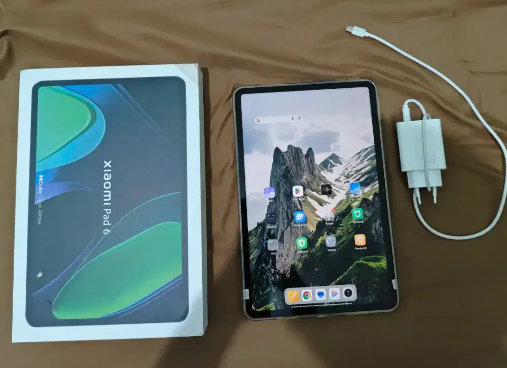 ForSale Xiaomi Tab 6 8/256 GB Grey Second Fullset no minus
