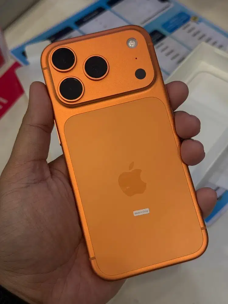 Iphone 17 Pro 256gb iBox Pa/a cosmic orange resmi Fullset cc2x