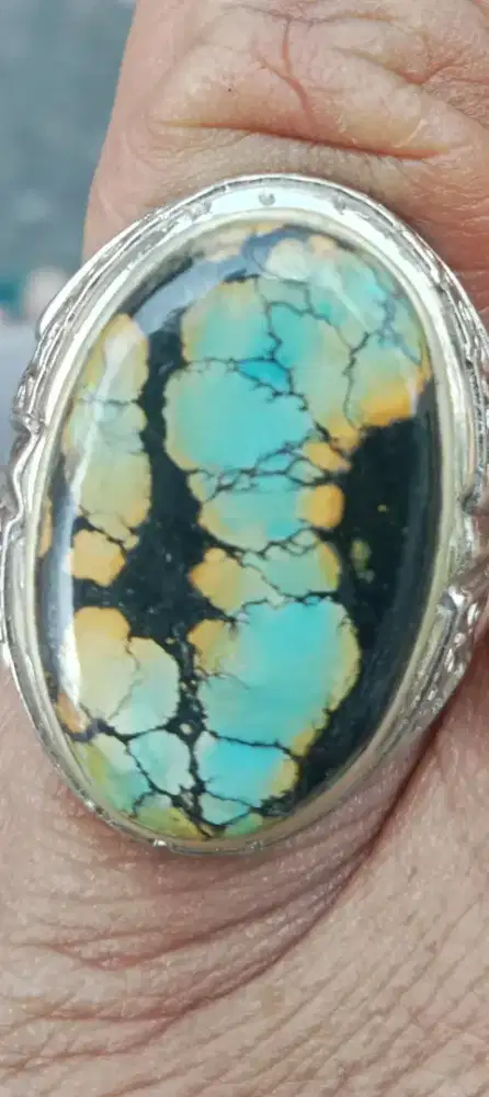 Batu Pirus Hubei Multi colour cantik