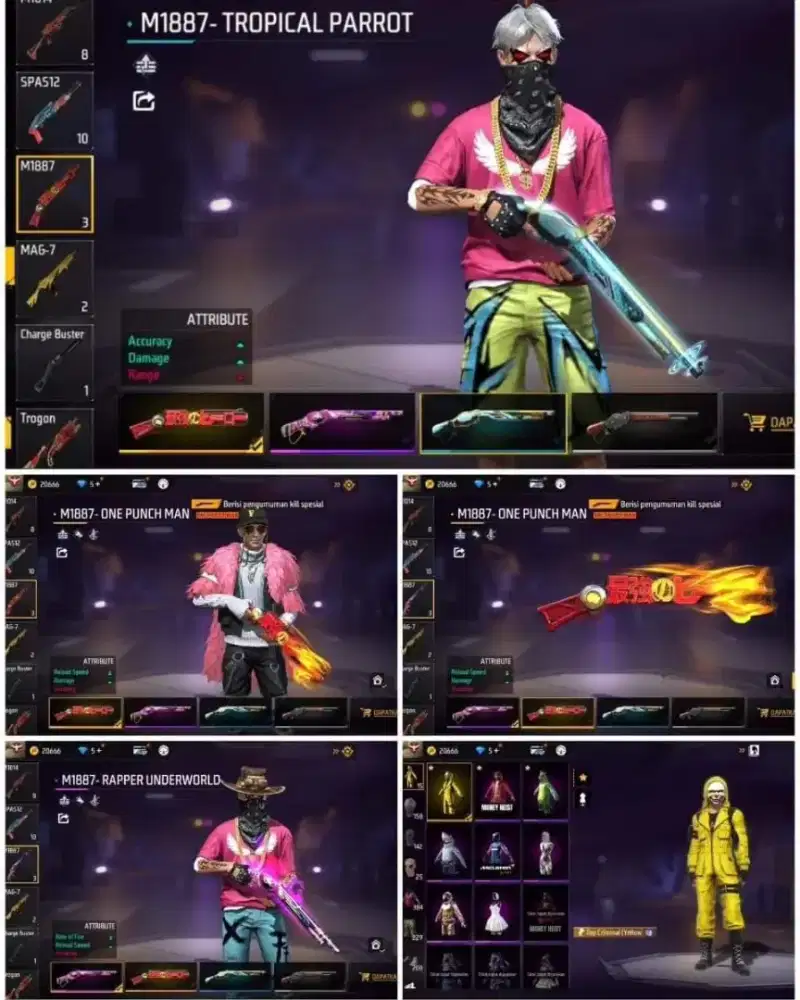 jual akun ff sg opm idaman silahkan di order