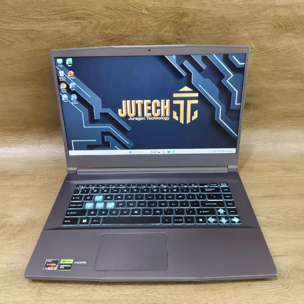LAPTOP GAMING MSI THIN A15 B7VE SLIM RYZEN 5(7000Series) RTX 4050 RAM