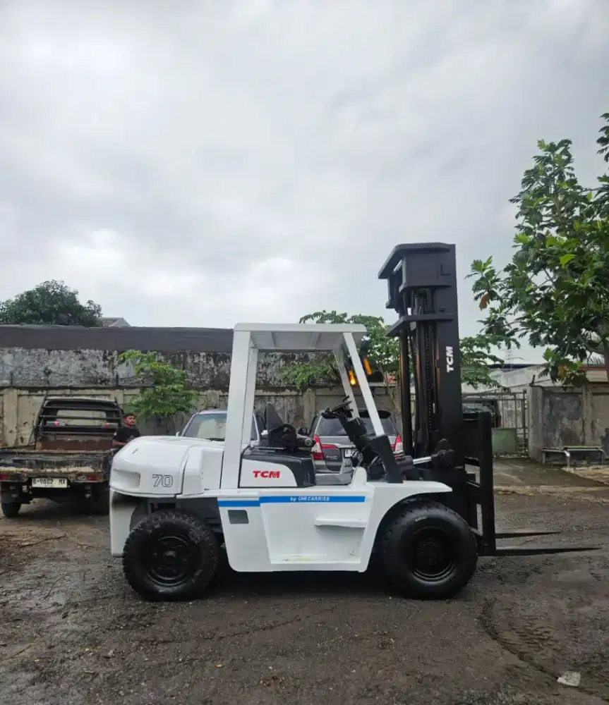 Forklift TCM 7 Ton,Matic,Threelift 6 Meter,Mesin Isuzu 6BG1,Tahun 2019