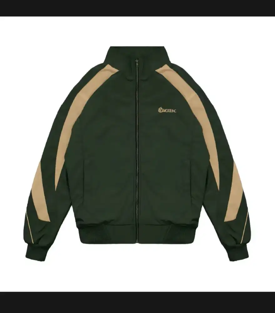 Moxie jacket classic sport - army stripe brown