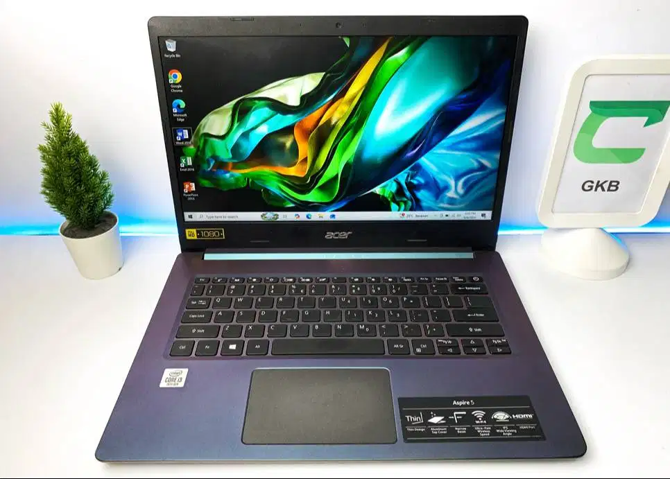 Laptop Acer Core i3 Gen baru Ssd 512gb bodi slim alumunium cover