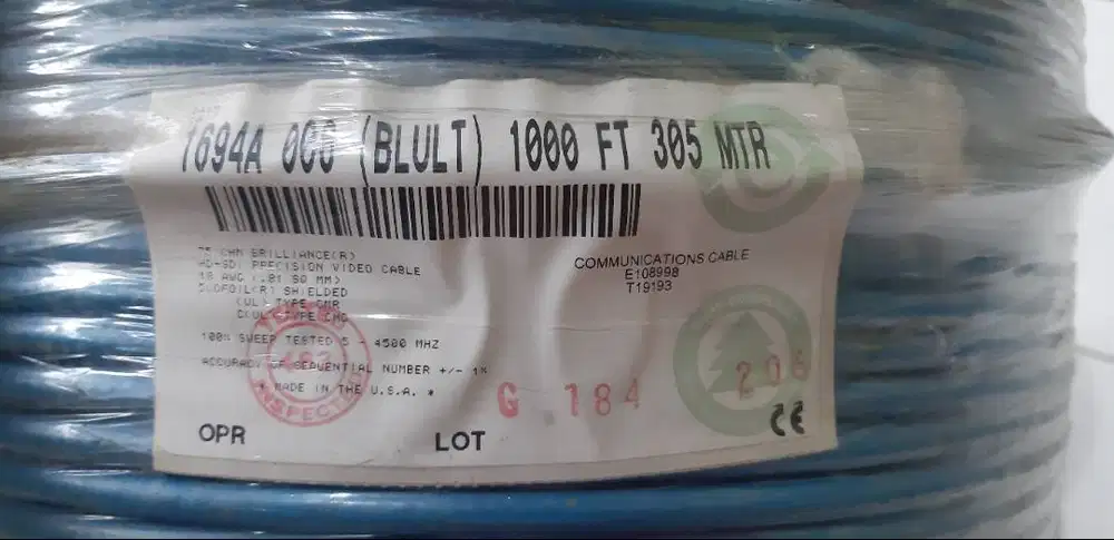 BELDEN 1694A untuk TV PENYIARAN / BROADCASTING