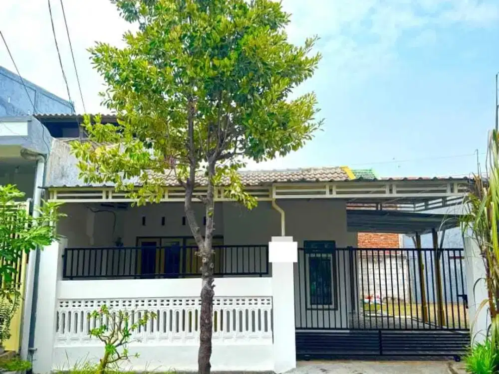 BARU RENOVASI Rumah Bumi Cabean Asri Sidoarjo Luas 130 Meter Siap Huni