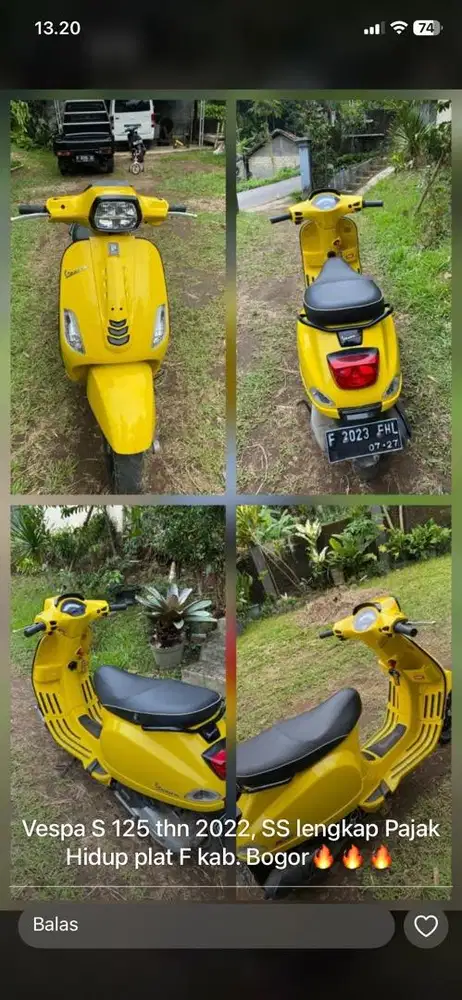 Jual vesp S 125